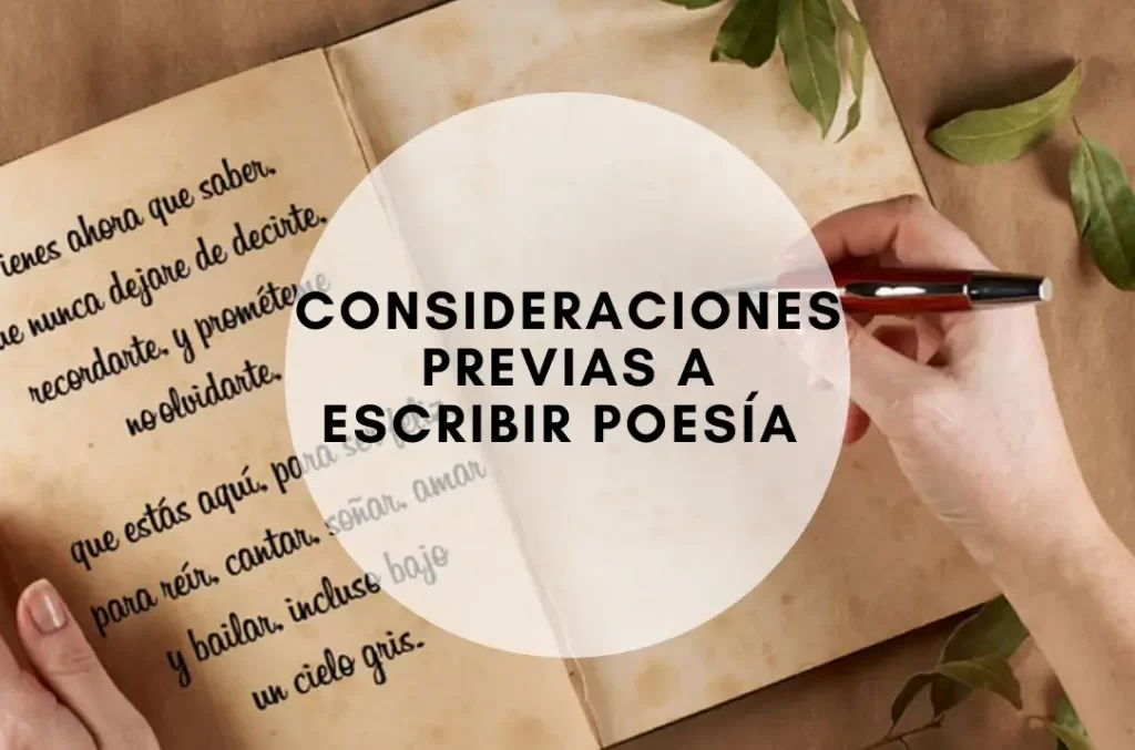 Escribir poesía